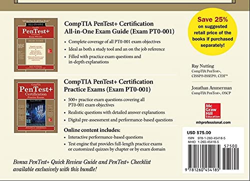 CompTIA PenTest+ Certification Bundle (Exam PT0-001)