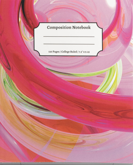 Composition Notebook | College Ruled (Medium Ruled, 7.1 mm spacing) | 120 Pages