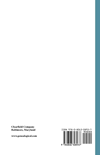 Chronicles of the Scotch-Irish Settlement in Virginia. Extracted from the Original Court Records of Augusta County, 1745-1800. Volume I