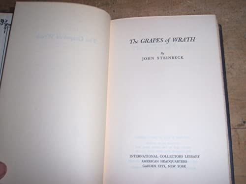 The Grapes of Wrath by John Steinbeck: Hardcover Book
