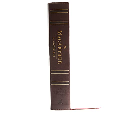NASB, MacArthur Study Bible, 2nd Edition, Leathersoft, Brown, Comfort Print: Unleashing God's Truth One Verse at a Time