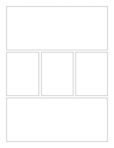 Blank Comic Book for Kids: Create Your Own Story, Drawing Comics and Writing Stories