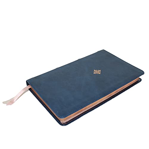 NKJV, Thinline Bible, Leathersoft, Navy, Red Letter, Comfort Print: Holy Bible, New King James Version