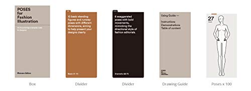 Poses for Fashion Illustration - Women's Edition (Card Box) /anglais