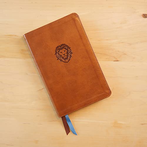 KJV, Thinline Bible Youth Edition, Leathersoft, Brown, Red Letter, Comfort Print: Holy Bible, King James Version