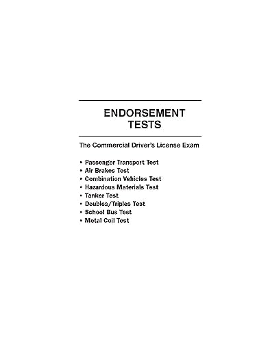 CDL - Commercial Driver's License Exam, 6th Ed.: Complete Prep for the Truck & Bus Driver's License Exams (CDL Test Preparation)
