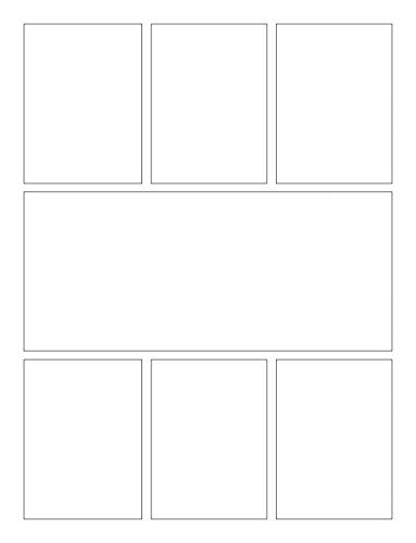 Blank Comic Book for Kids: Create Your Own Story, Drawing Comics and Writing Stories