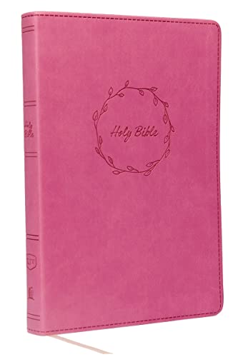 KJV, Thinline Bible, Leathersoft, Pink, Red Letter, Comfort Print: Holy Bible, King James Version