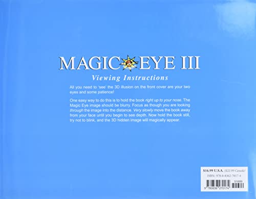 Magic Eye III, Vol. 3 Visions A New Dimension in Art 3D Illustrations (Volume 3)