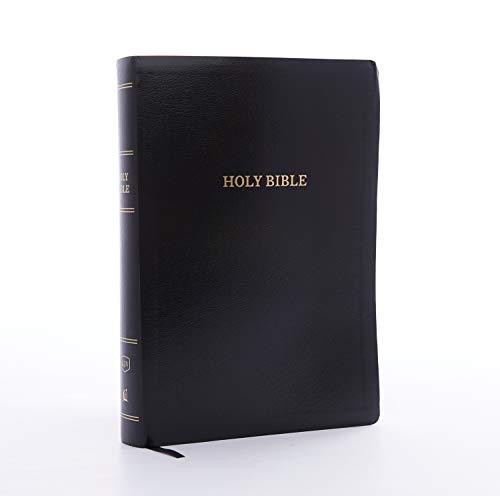 KJV Holy Bible, Super Giant Print Reference Bible, Black Leather-look, 43,000 Cross References, Red Letter, Comfort Print: King James Version