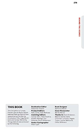 Lonely Planet Zion & Bryce Canyon National Parks