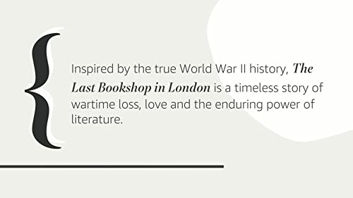 The Last Bookshop in London: A Novel of World War II (Thorndike Press Large Print History Fact and Fiction)