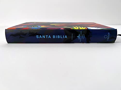 Biblia RVR 1960 letra grande, tamaño manual, tapa dura León de Juda arcoíris / S panish Bible RVR 1960 Handy Size Large Print Hardcover Rainbow Lion of Judah