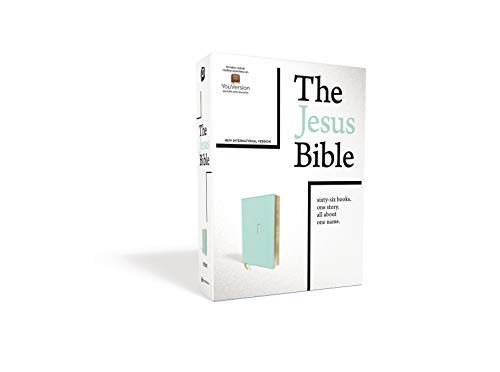 The Jesus Bible, NIV Edition, Leathersoft, Blue, Thumb Indexed, Comfort Print