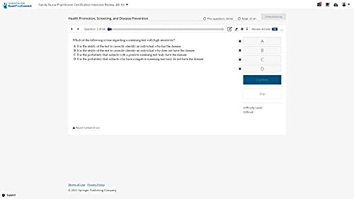 Family Nurse Practitioner Certification Intensive Review, Fourth Edition – A Digital Access Card to Practice on Any Device for the AANPCB or ANCC Certification Exam