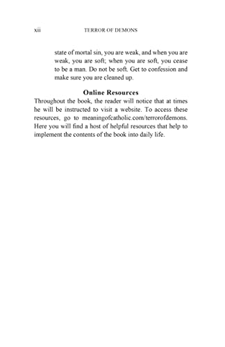 Terror of Demons: Reclaiming Traditional Catholic Masculinity