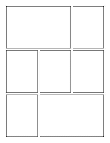Blank Comic Book Notebook: Create Your Own Story, Comics & Graphic Novels