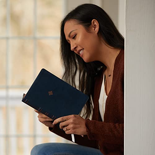 NKJV, Thinline Bible, Leathersoft, Navy, Red Letter, Comfort Print: Holy Bible, New King James Version