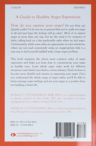 Letting Go of Anger: The Eleven Most Common Anger Styles & What to Do about Them