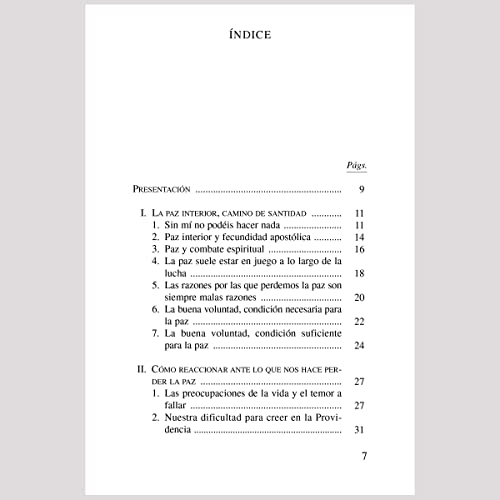 La paz interior (Spanish Edition)