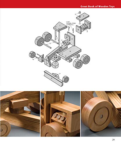 Great Book of Wooden Toys: More Than 50 Easy-To-Build Projects (American Woodworker) (Fox Chapel Publishing) Step-by-Step Instructions, Diagrams, Templates, and Finishing & Detailing Tips