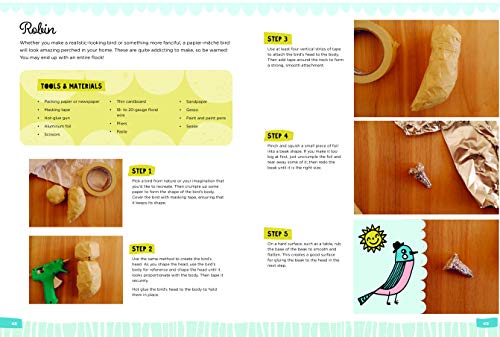 Papier Mache: A step-by-step guide to creating more than a dozen adorable projects! (Volume 4) (Art Makers, 4)