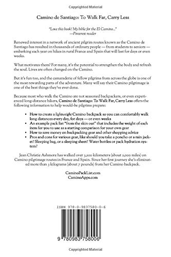 Camino de Santiago: To Walk Far, Carry Less