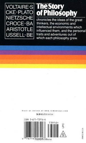 The Story of Philosophy: The Lives and Opinions of the World's Greatest Philosophers