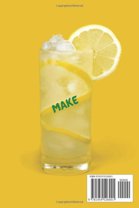 Notebook: Lemonade Themed Journal, 6"x9", 120 pages.