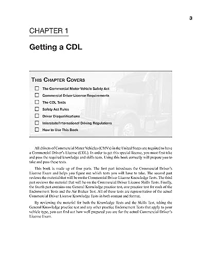 CDL - Commercial Driver's License Exam, 6th Ed.: Complete Prep for the Truck & Bus Driver's License Exams (CDL Test Preparation)