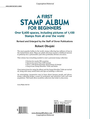 A First Stamp Album for Beginners: Revised Edition (Dover Children's Activity Books)