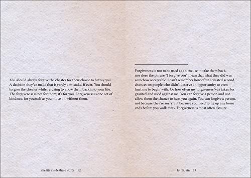 She Fits Inside These Words (Volume 4) (What She Felt)