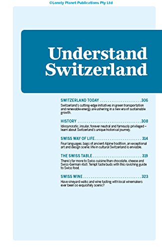 Lonely Planet Switzerland (Travel Guide)