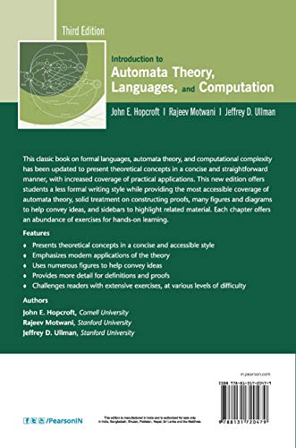 Introduction to Automata Theory, Languages, and Computation