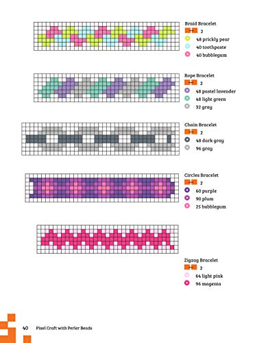 Pixel Craft with Perler Beads: More Than 50 Patterns: Patterns for Hama, Perler, Pyssla, Nabbi, and Melty Beads (Design Originals) Retro 8-Bit Wearables, Jewelry, & Home Decor, Step-by-Step