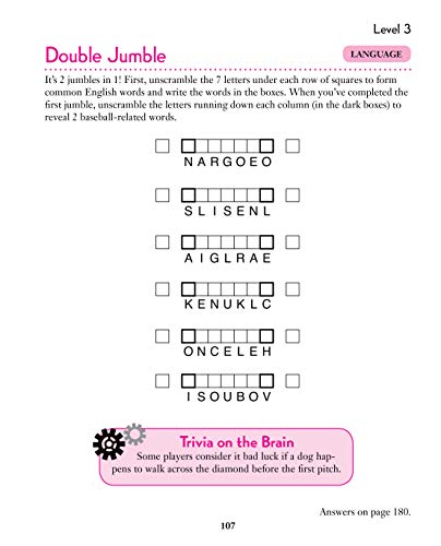 Brain Games - Baseball Puzzles