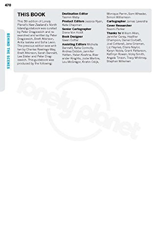 Lonely Planet New Zealand's North Island 5 (Regional Guide)