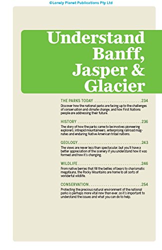 Lonely Planet Banff, Jasper and Glacier National Parks