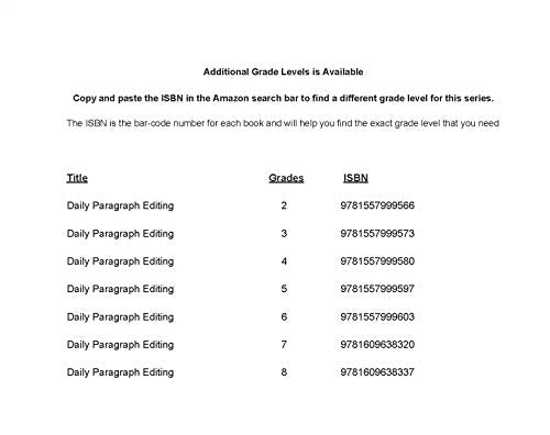 Evan-Moor Daily Paragraph Editing, Grade 8