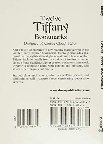 Twelve Tiffany Bookmarks (Dover Bookmarks)