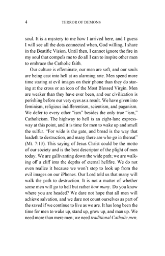 Terror of Demons: Reclaiming Traditional Catholic Masculinity