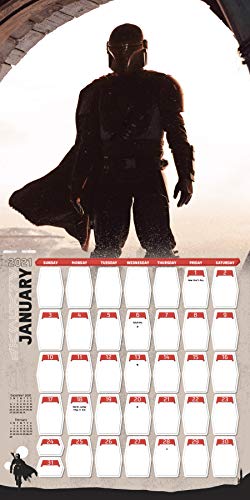 2021 Star Wars Mandalorian Wall Calendar