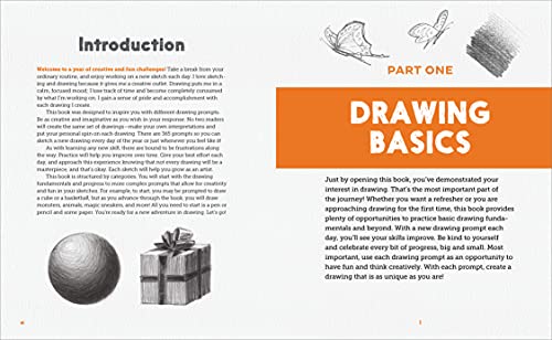 Daily Drawing Prompts: A Year of Sketchbook Inspiration
