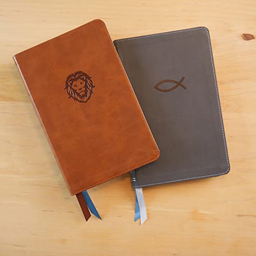 KJV, Thinline Bible Youth Edition, Leathersoft, Brown, Red Letter, Comfort Print: Holy Bible, King James Version