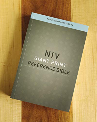 NIV, Reference Bible, Giant Print, Paperback, Red Letter, Comfort Print