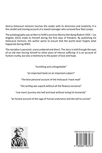 Outcry: Holocaust Memoirs (Holocaust Survivor Memoirs World War II)