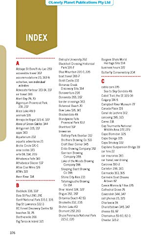 Lonely Planet Canada's Best Trips 1 (Road Trips Guide)