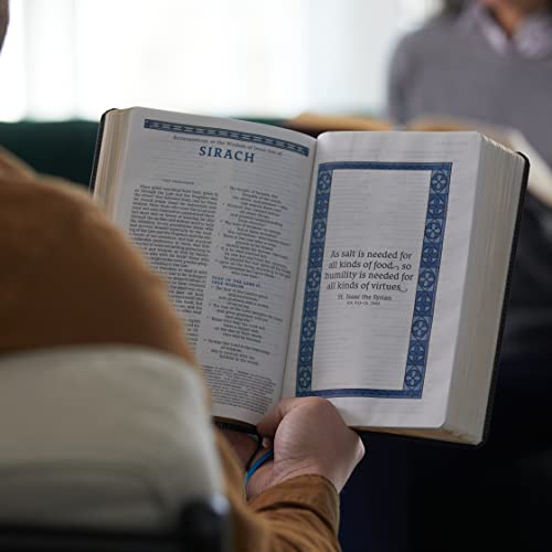 NRSVCE, Great Quotes Catholic Bible, Leathersoft, Black, Comfort Print: Holy Bible