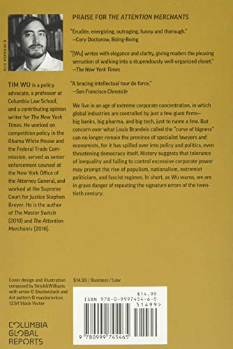 The Curse of Bigness: Antitrust in the New Gilded Age