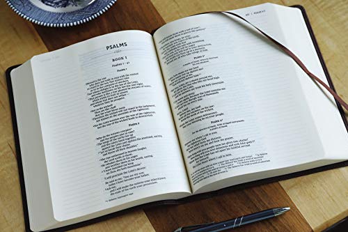 NIV, Journal the Word Bible, Leathersoft, Brown, Red Letter, Comfort Print: Reflect, Take Notes, or Create Art Next to Your Favorite Verses